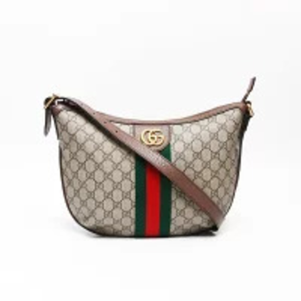 Gucci Ophidia GG Supreme Shoulder Bag Beige Cream